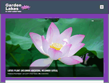Tablet Screenshot of gardenlakes.net